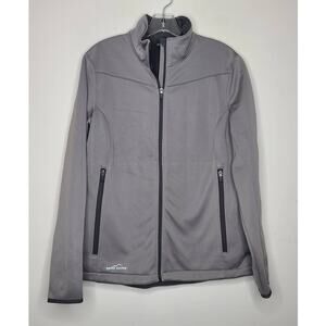 Eddie Bauer gray softshell jacket - medium